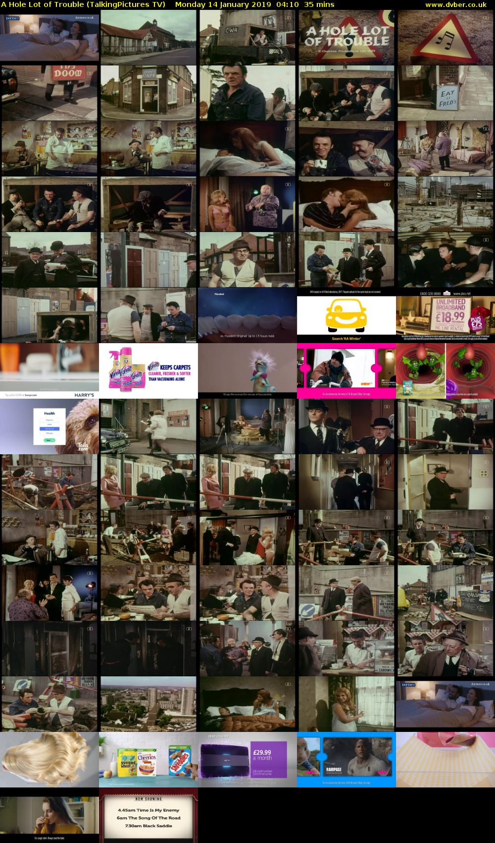 A Hole Lot of Trouble (TalkingPictures TV) Monday 14 January 2019 04:10 - 04:45