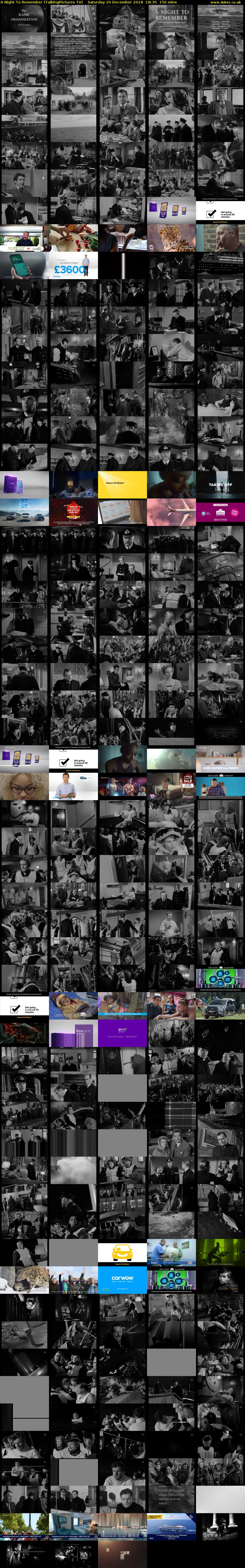 A Night To Remember (TalkingPictures TV) Saturday 29 December 2018 18:35 - 21:05