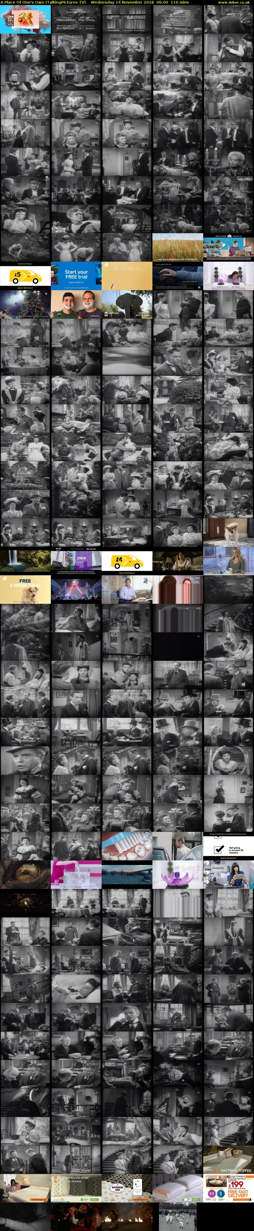 A Place Of One's Own (TalkingPictures TV) Wednesday 14 November 2018 06:00 - 07:50