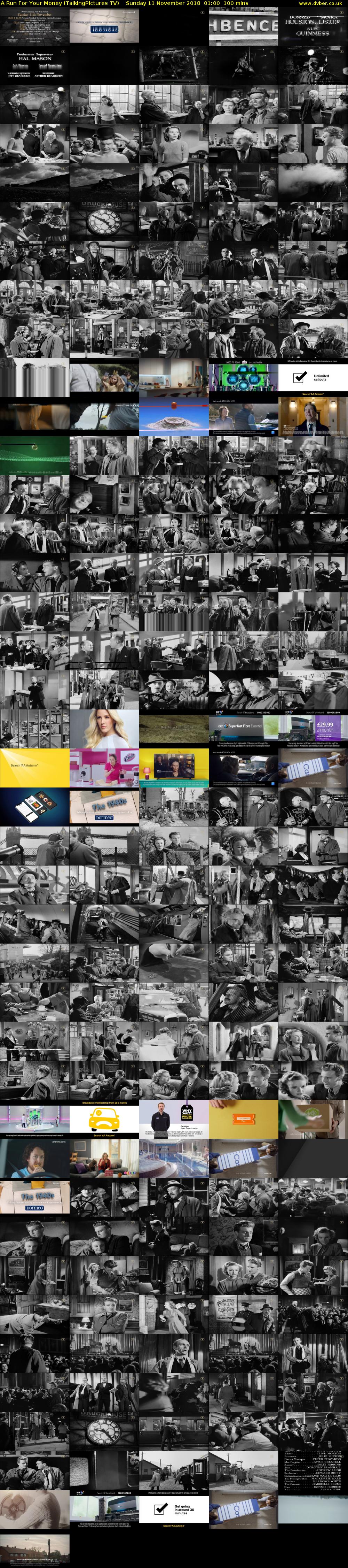 A Run For Your Money (TalkingPictures TV) Sunday 11 November 2018 01:00 - 02:40