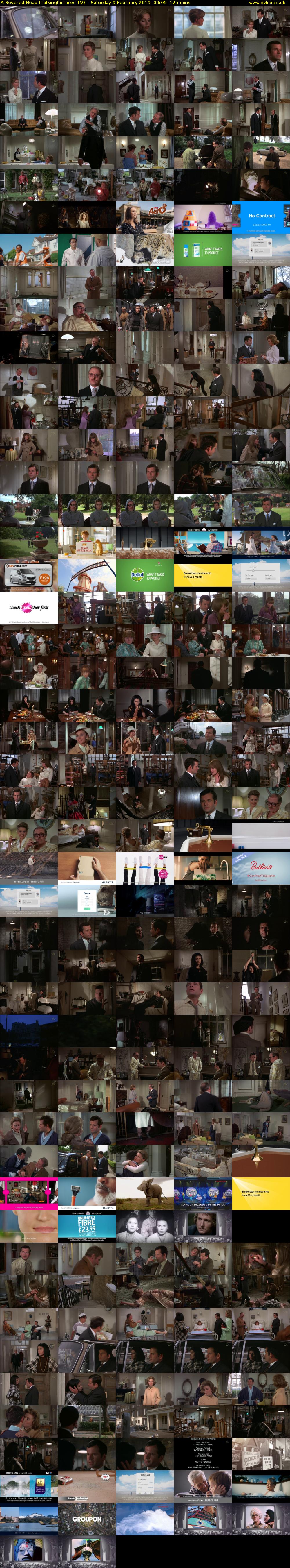 A Severed Head (TalkingPictures TV) Saturday 9 February 2019 00:05 - 02:10