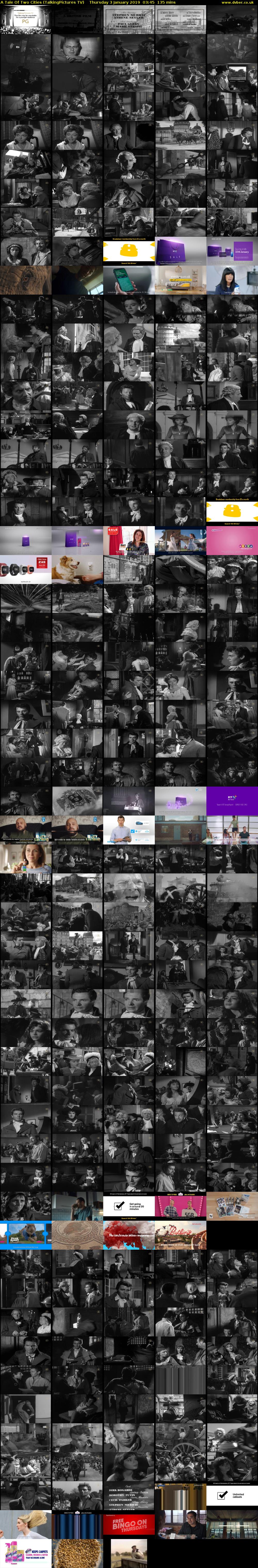 A Tale Of Two Cities (TalkingPictures TV) Thursday 3 January 2019 03:45 - 06:00