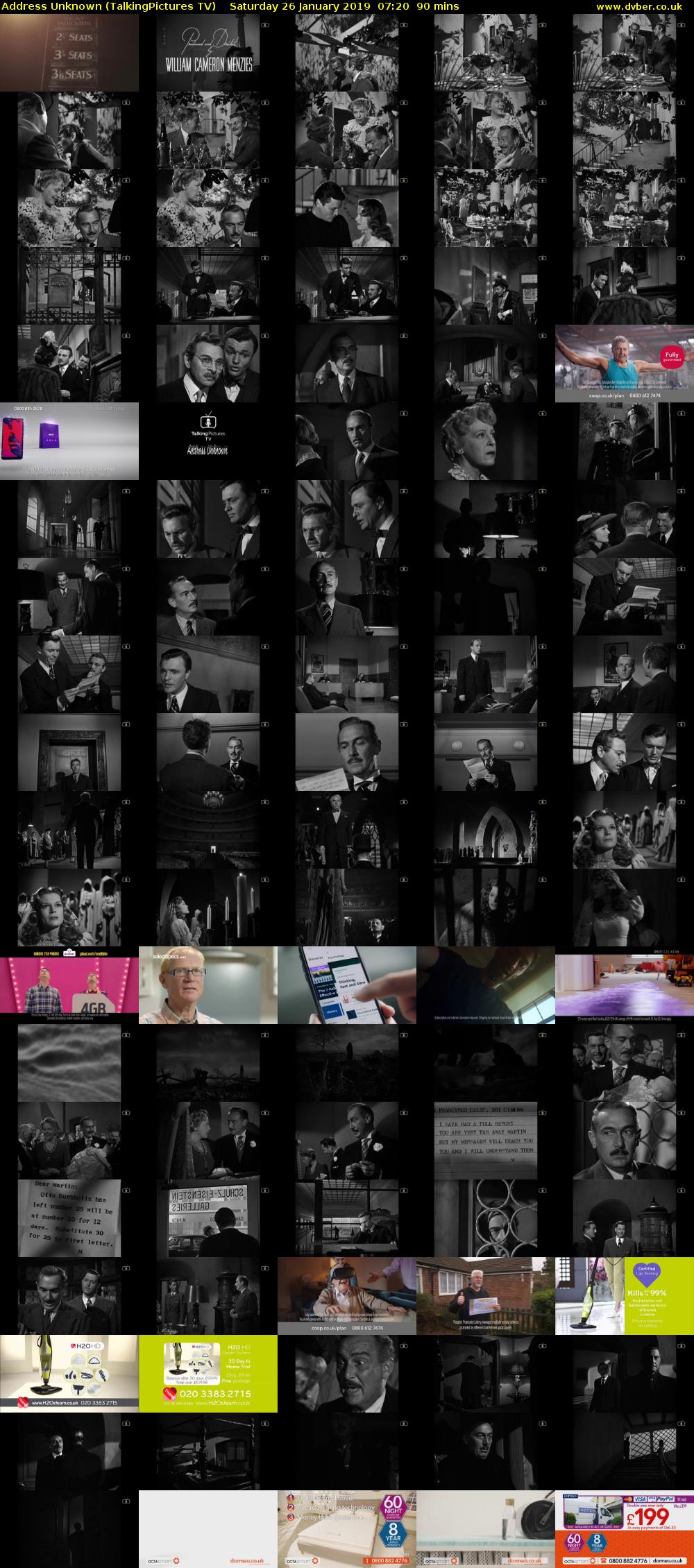 Address Unknown (TalkingPictures TV) Saturday 26 January 2019 07:20 - 08:50