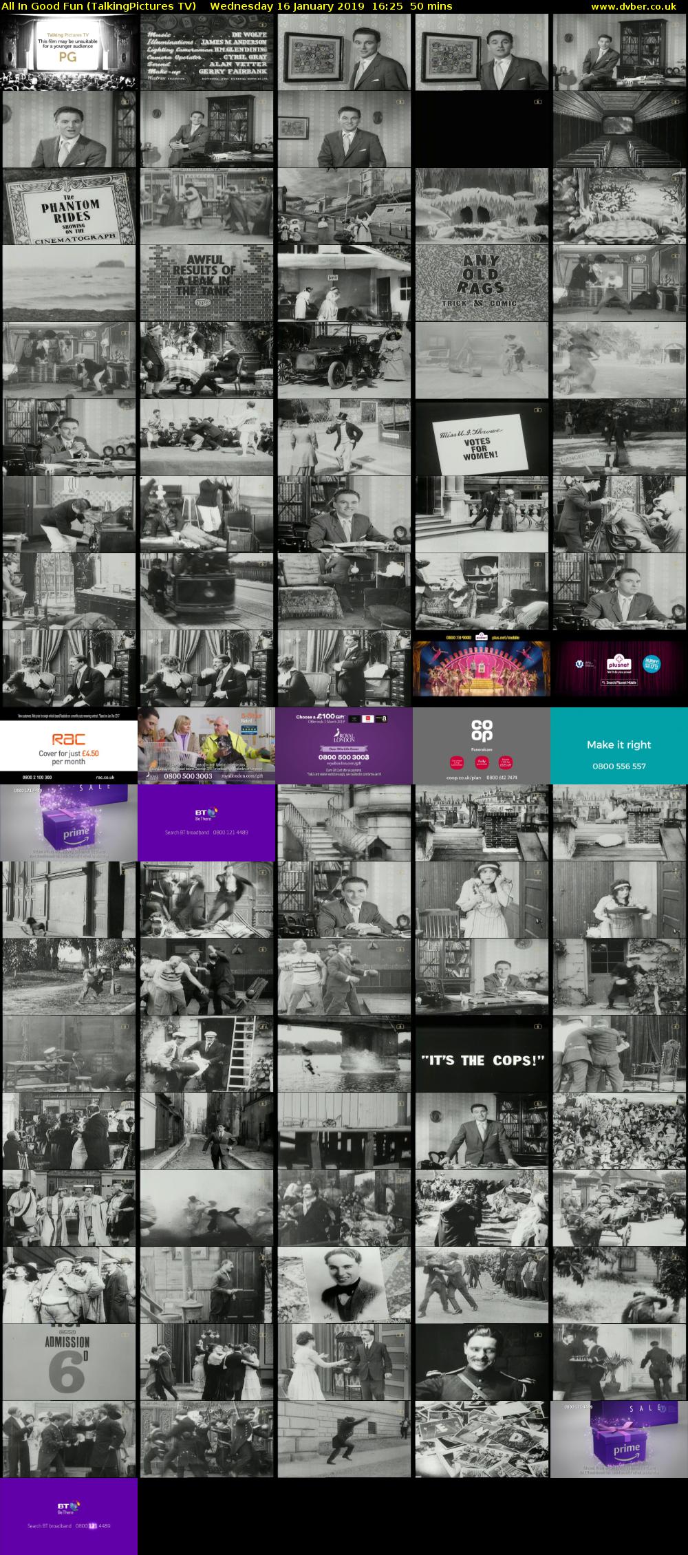 All In Good Fun (TalkingPictures TV) Wednesday 16 January 2019 16:25 - 17:15