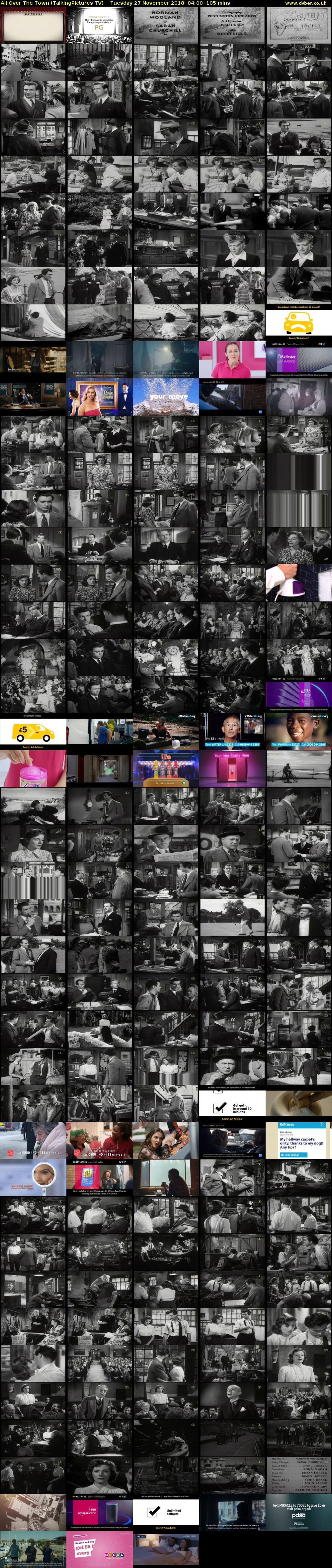 All Over The Town (TalkingPictures TV) Tuesday 27 November 2018 04:00 - 05:45