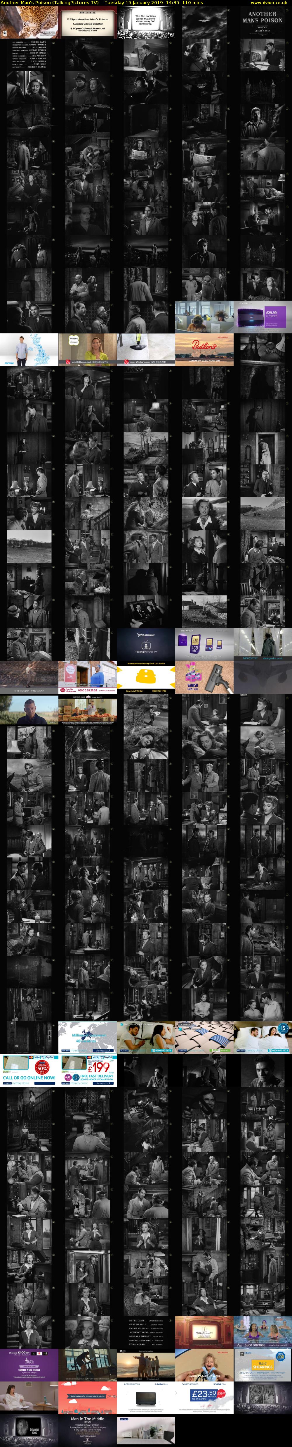 Another Man's Poison (TalkingPictures TV) Tuesday 15 January 2019 14:35 - 16:25