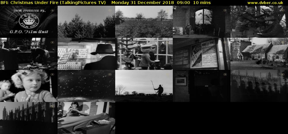 BFI: Christmas Under Fire (TalkingPictures TV) Monday 31 December 2018 09:00 - 09:10