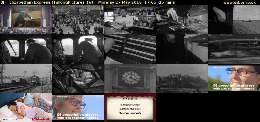 BFI: Elizabethan Express (TalkingPictures TV) Monday 27 May 2019 17:05 - 17:30