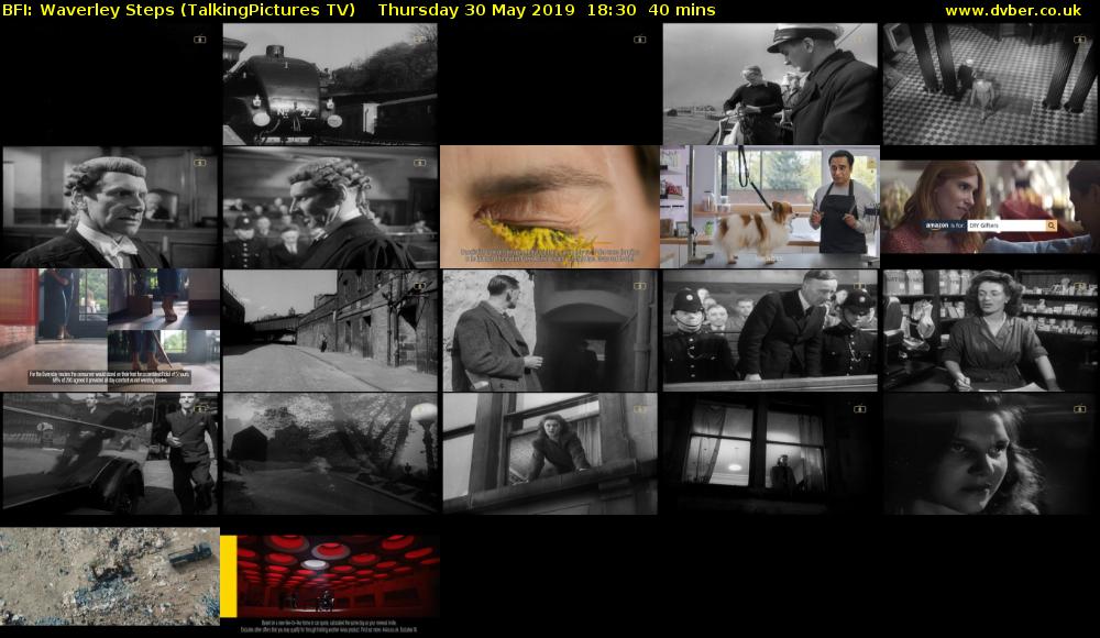 BFI: Waverley Steps (TalkingPictures TV) Thursday 30 May 2019 18:30 - 19:10