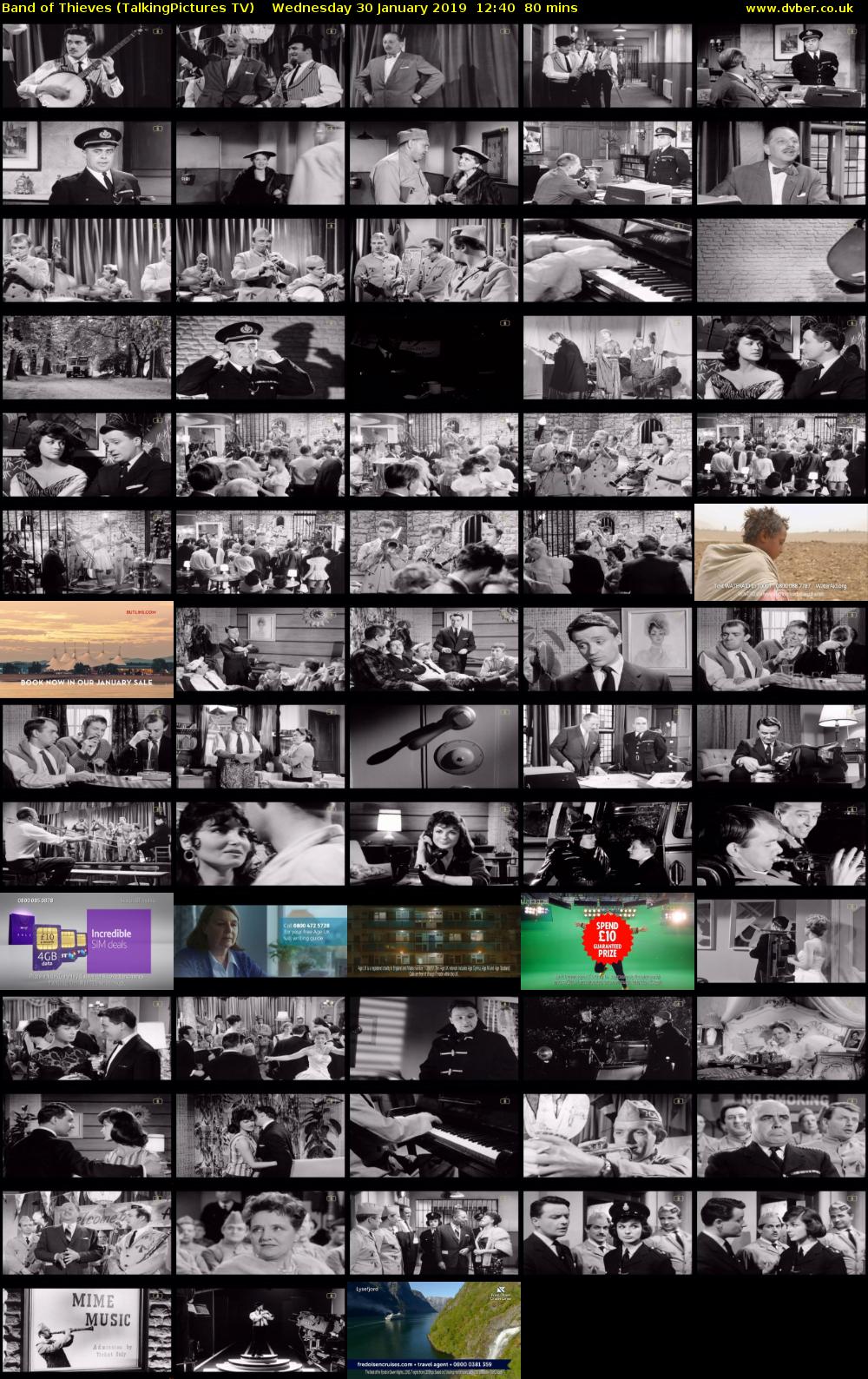 Band of Thieves (TalkingPictures TV) Wednesday 30 January 2019 12:40 - 14:00