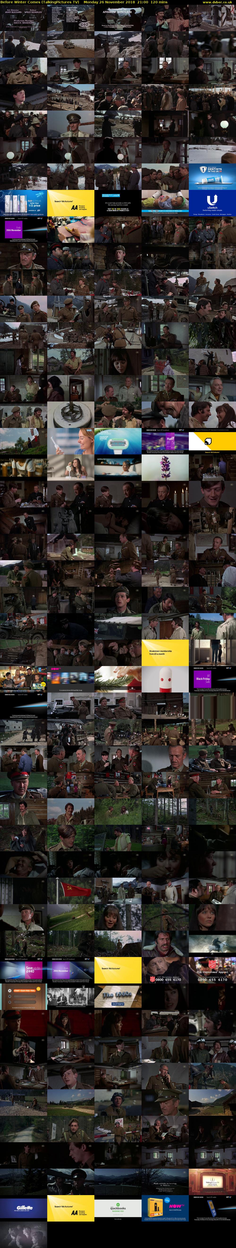 Before Winter Comes (TalkingPictures TV) Monday 26 November 2018 21:00 - 23:00