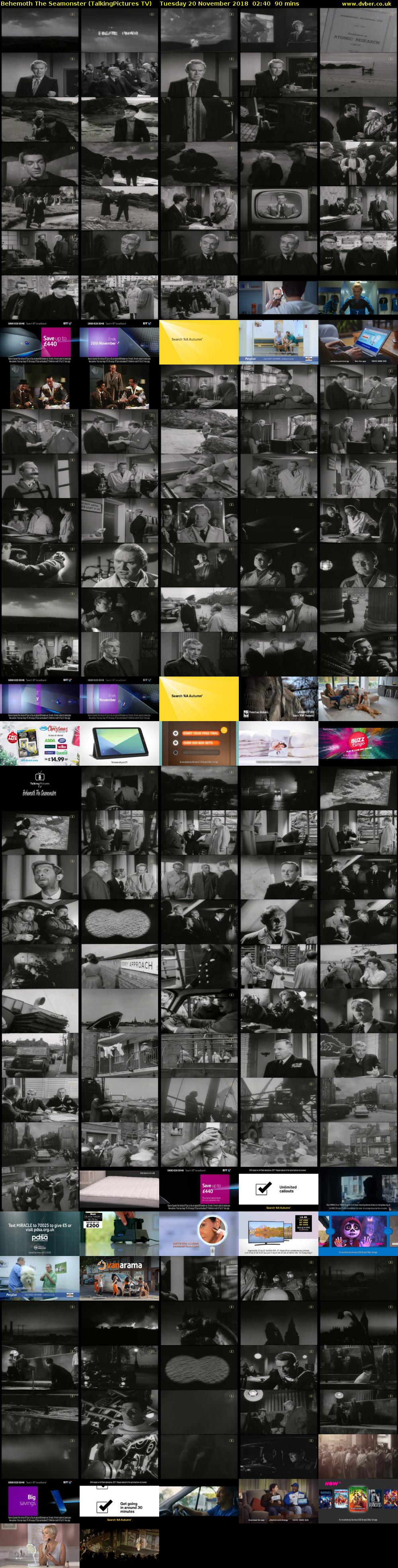 Behemoth The Seamonster (TalkingPictures TV) Tuesday 20 November 2018 02:40 - 04:10