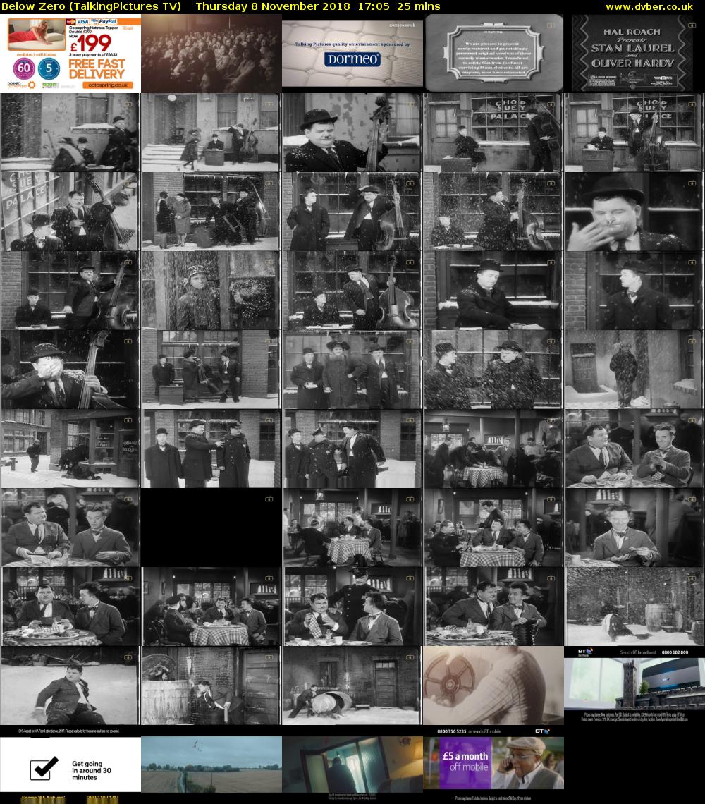 Below Zero (TalkingPictures TV) Thursday 8 November 2018 17:05 - 17:30