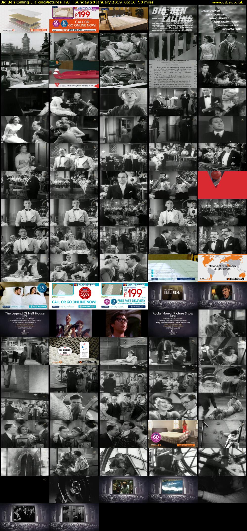 Big Ben Calling (TalkingPictures TV) Sunday 20 January 2019 05:10 - 06:00