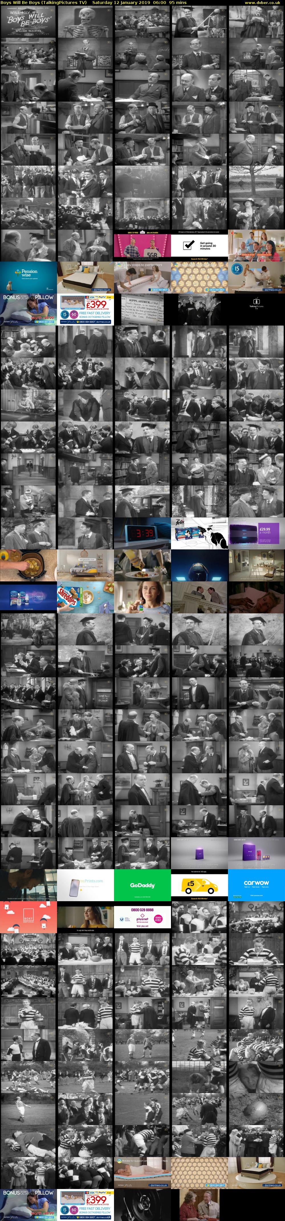 Boys Will Be Boys (TalkingPictures TV) Saturday 12 January 2019 06:00 - 07:35