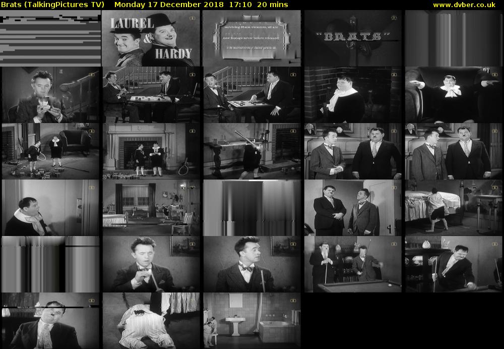 Brats (TalkingPictures TV) Monday 17 December 2018 17:10 - 17:30