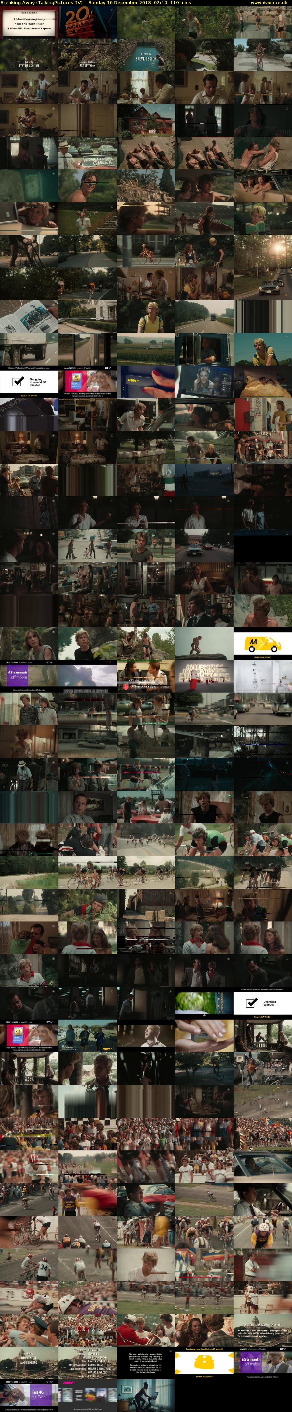 Breaking Away (TalkingPictures TV) Sunday 16 December 2018 02:10 - 04:00