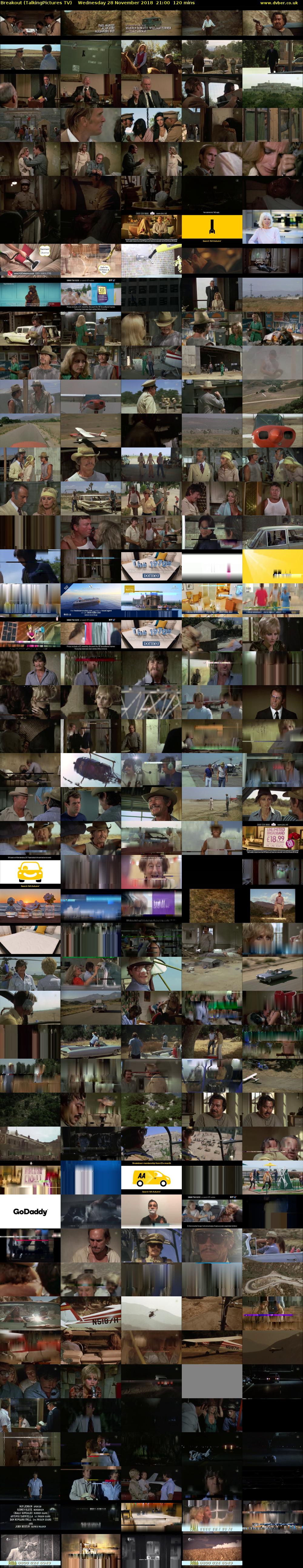 Breakout (TalkingPictures TV) Wednesday 28 November 2018 21:00 - 23:00