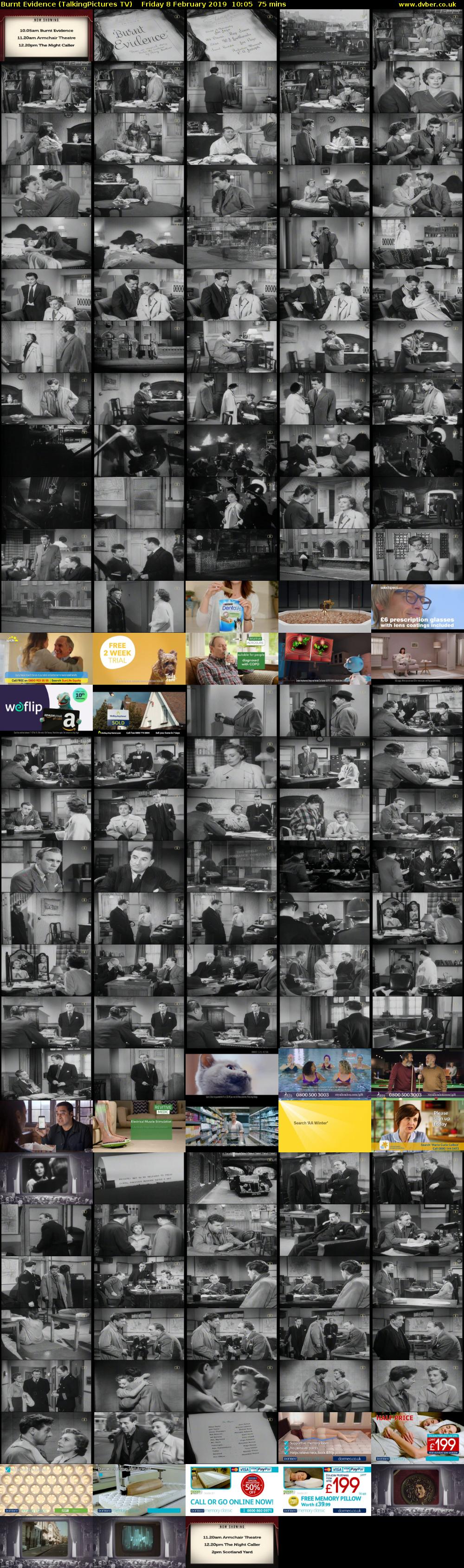 Burnt Evidence (TalkingPictures TV) Friday 8 February 2019 10:05 - 11:20