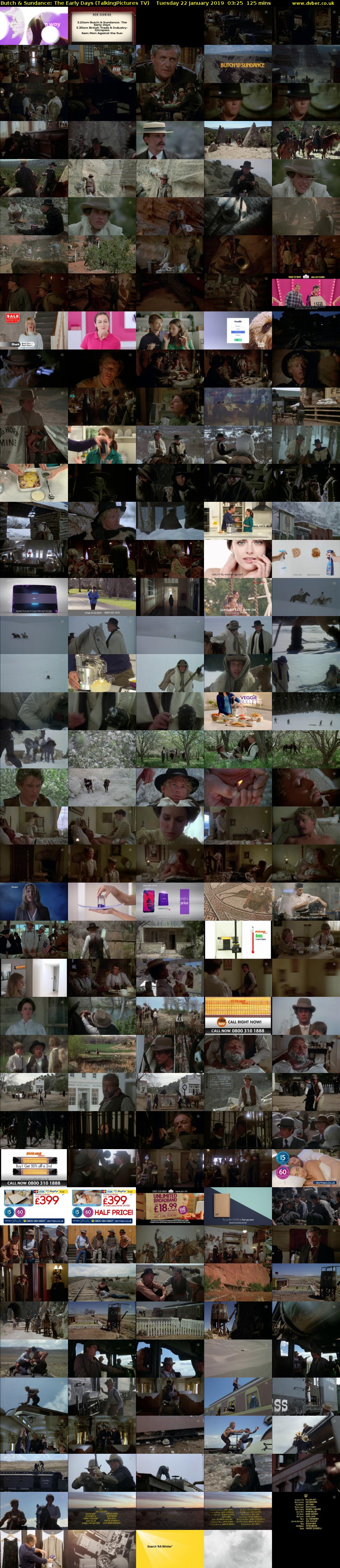 Butch & Sundance: The Early Days (TalkingPictures TV) Tuesday 22 January 2019 03:25 - 05:30