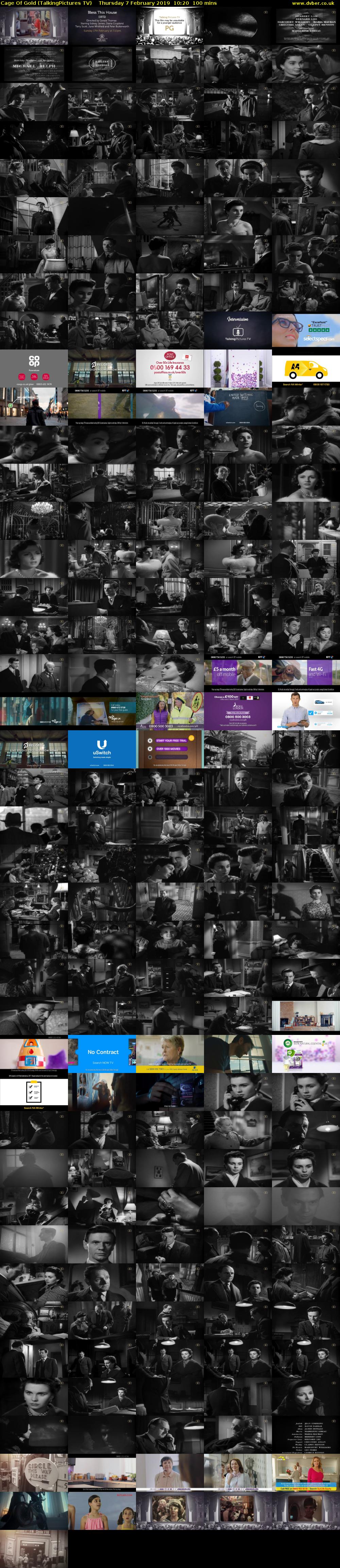 Cage Of Gold (TalkingPictures TV) Thursday 7 February 2019 10:20 - 12:00