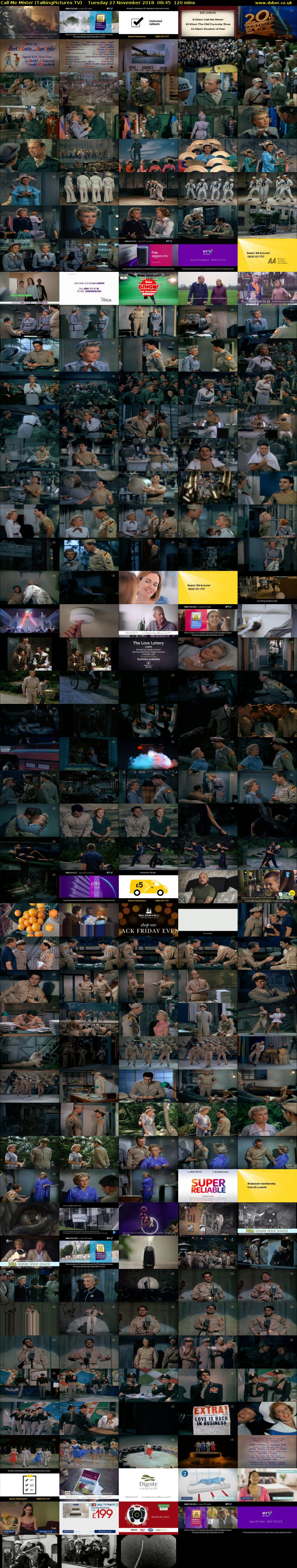 Call Me Mister (TalkingPictures TV) Tuesday 27 November 2018 08:45 - 10:45