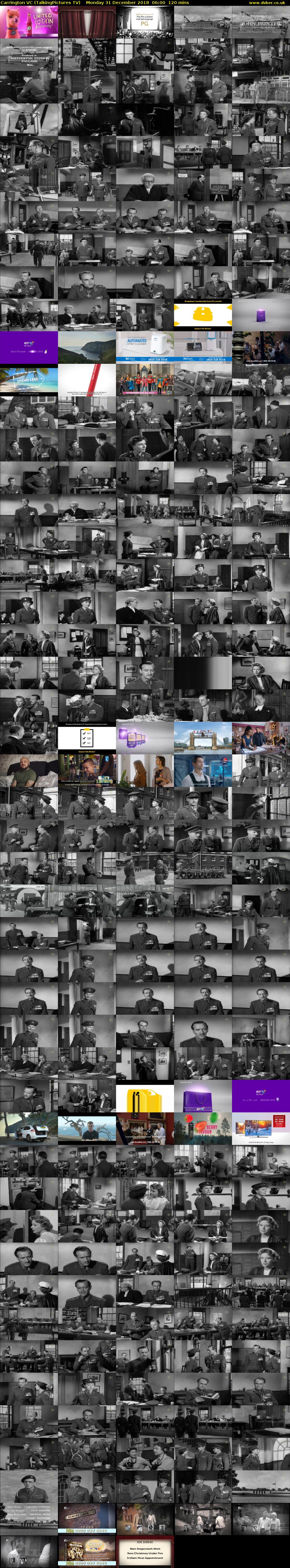 Carrington VC (TalkingPictures TV) Monday 31 December 2018 06:00 - 08:00