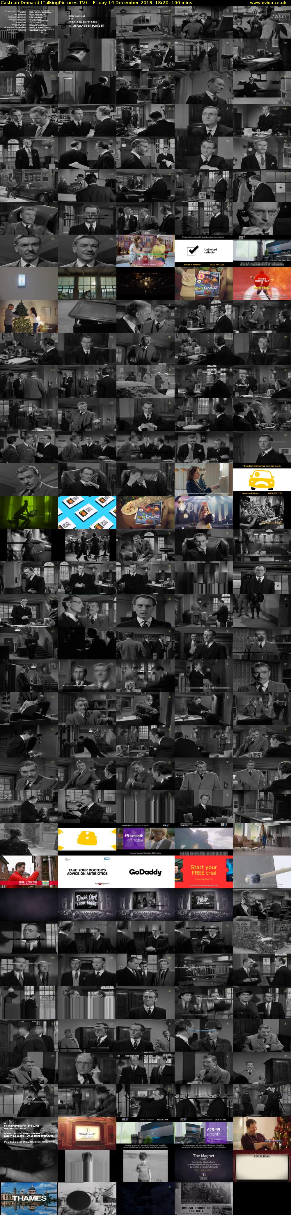 Cash on Demand (TalkingPictures TV) Friday 14 December 2018 18:20 - 20:00