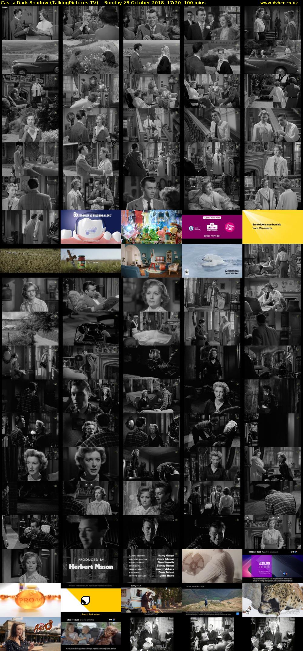 Cast a Dark Shadow (TalkingPictures TV) Sunday 28 October 2018 17:20 - 19:00