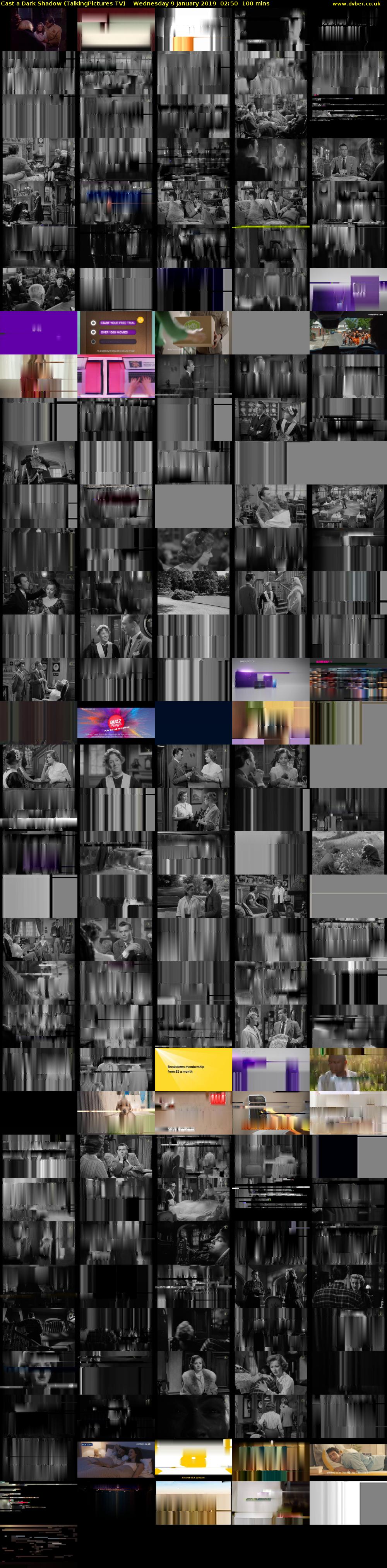 Cast a Dark Shadow (TalkingPictures TV) Wednesday 9 January 2019 02:50 - 04:30