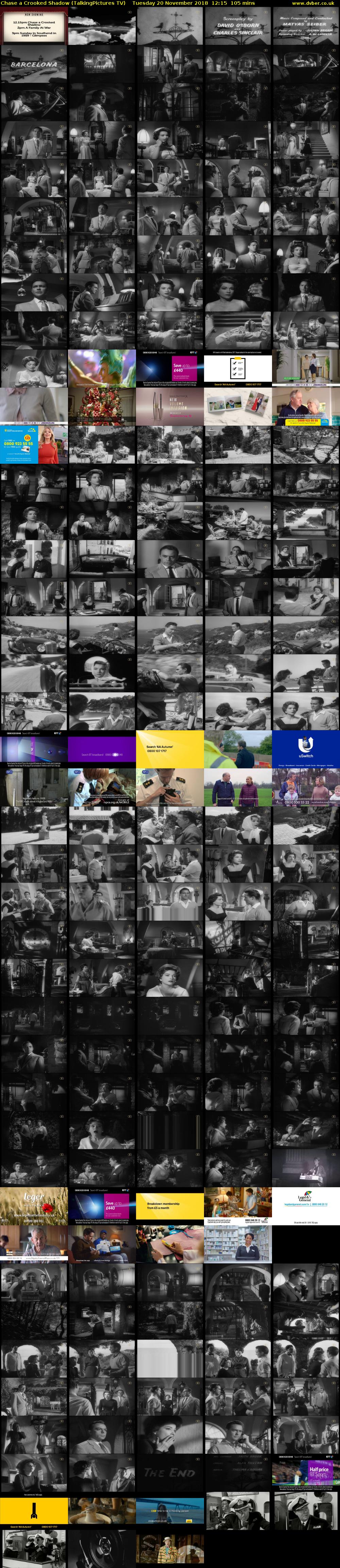 Chase a Crooked Shadow (TalkingPictures TV) Tuesday 20 November 2018 12:15 - 14:00