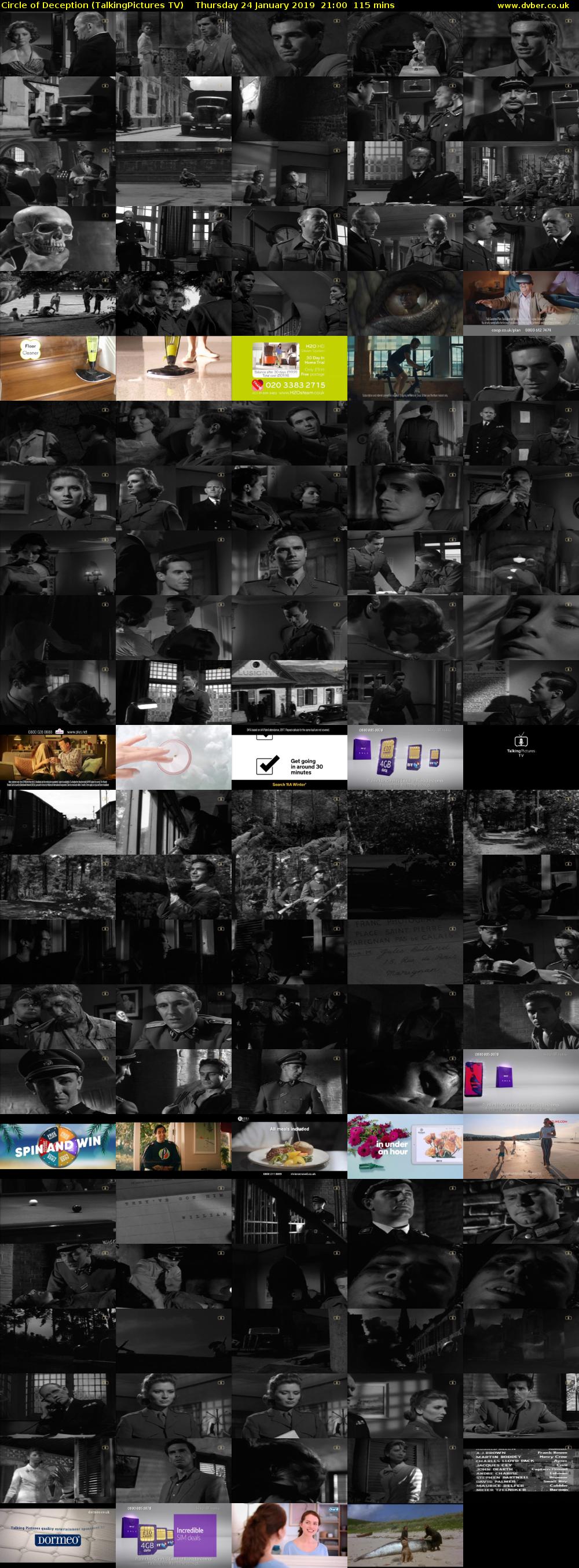 Circle of Deception (TalkingPictures TV) Thursday 24 January 2019 21:00 - 22:55