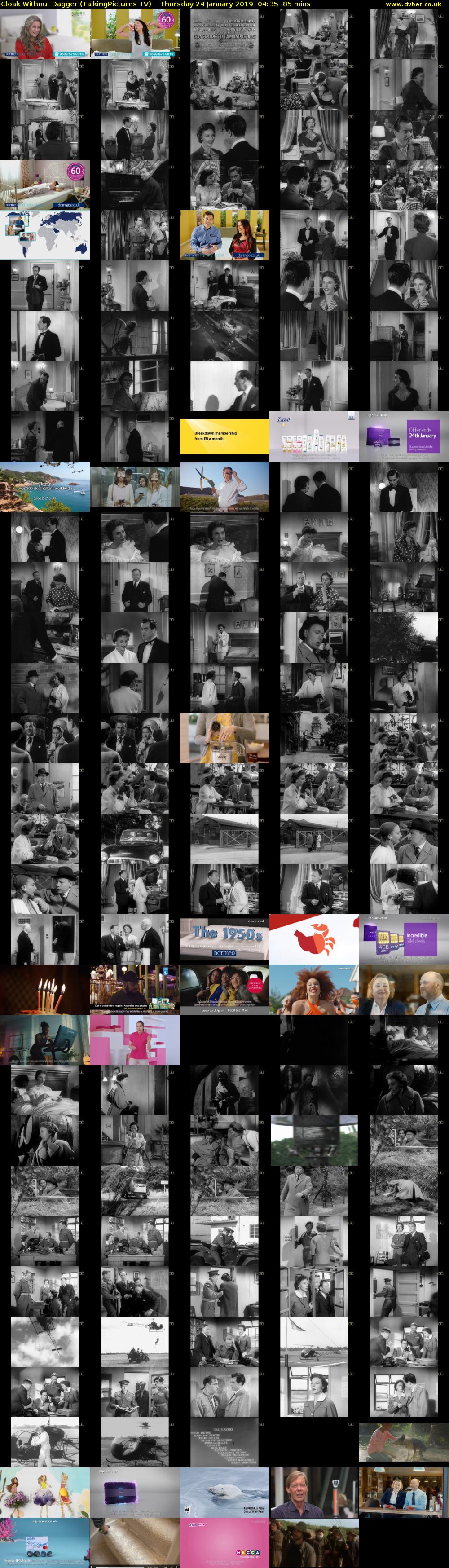 Cloak Without Dagger (TalkingPictures TV) Thursday 24 January 2019 04:35 - 06:00