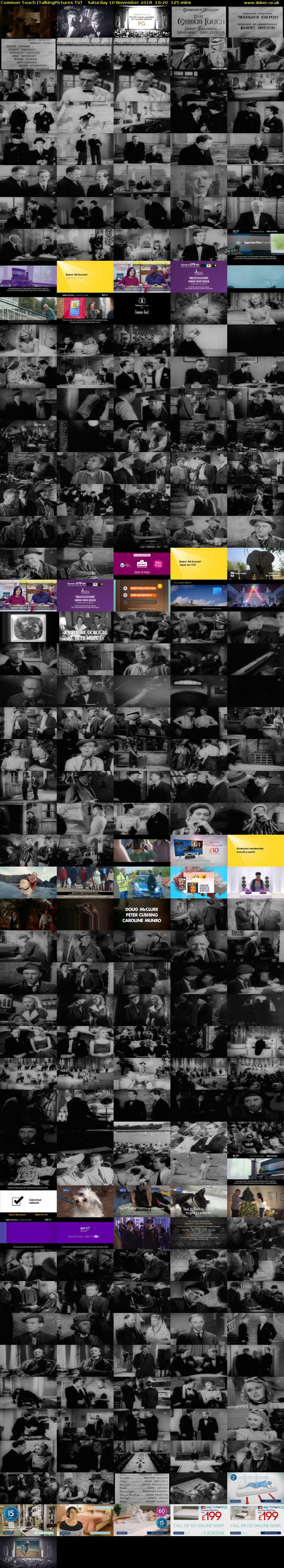 Common Touch (TalkingPictures TV) Saturday 10 November 2018 10:20 - 12:25