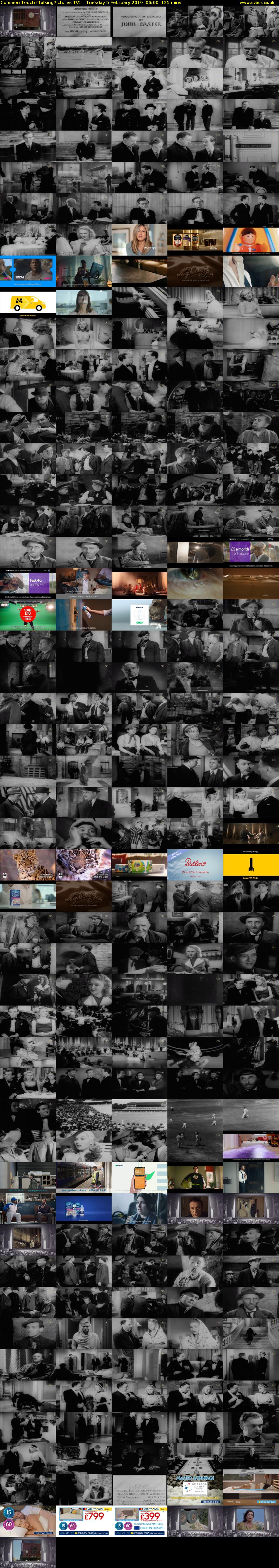 Common Touch (TalkingPictures TV) Tuesday 5 February 2019 06:00 - 08:05