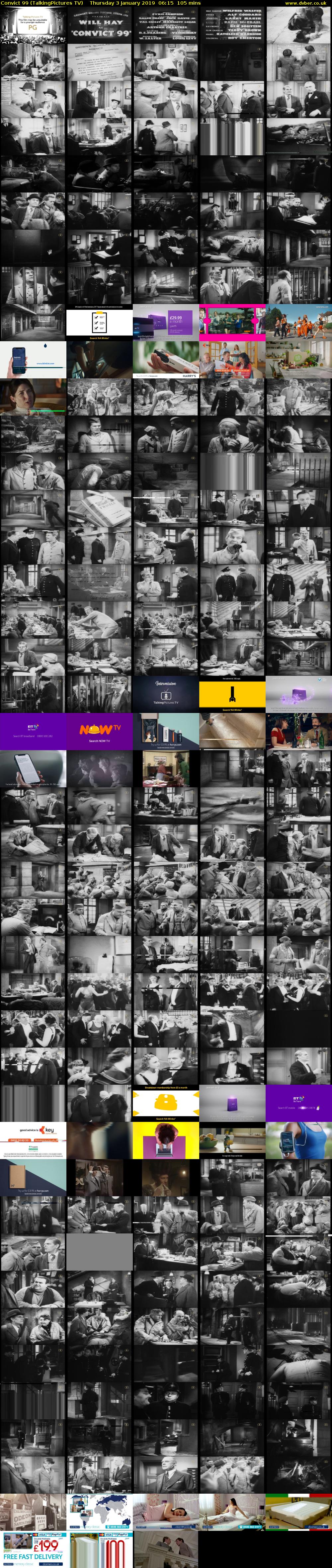 Convict 99 (TalkingPictures TV) Thursday 3 January 2019 06:15 - 08:00