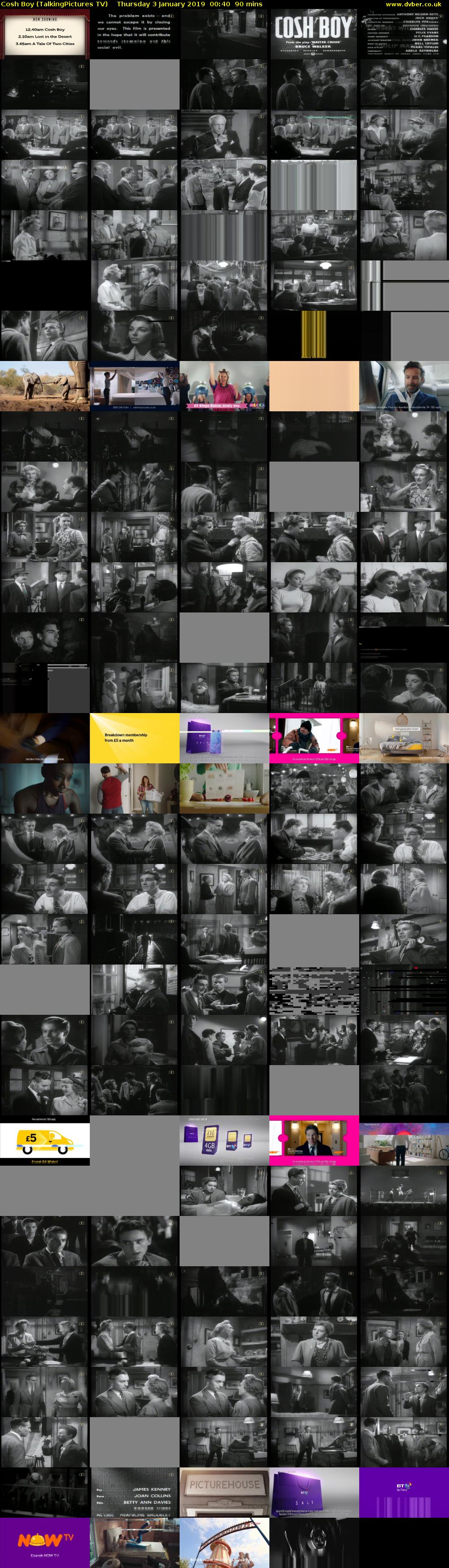 Cosh Boy (TalkingPictures TV) Thursday 3 January 2019 00:40 - 02:10