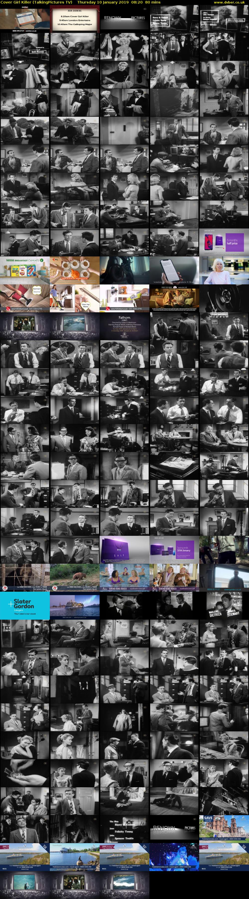 Cover Girl Killer (TalkingPictures TV) Thursday 10 January 2019 08:20 - 09:40