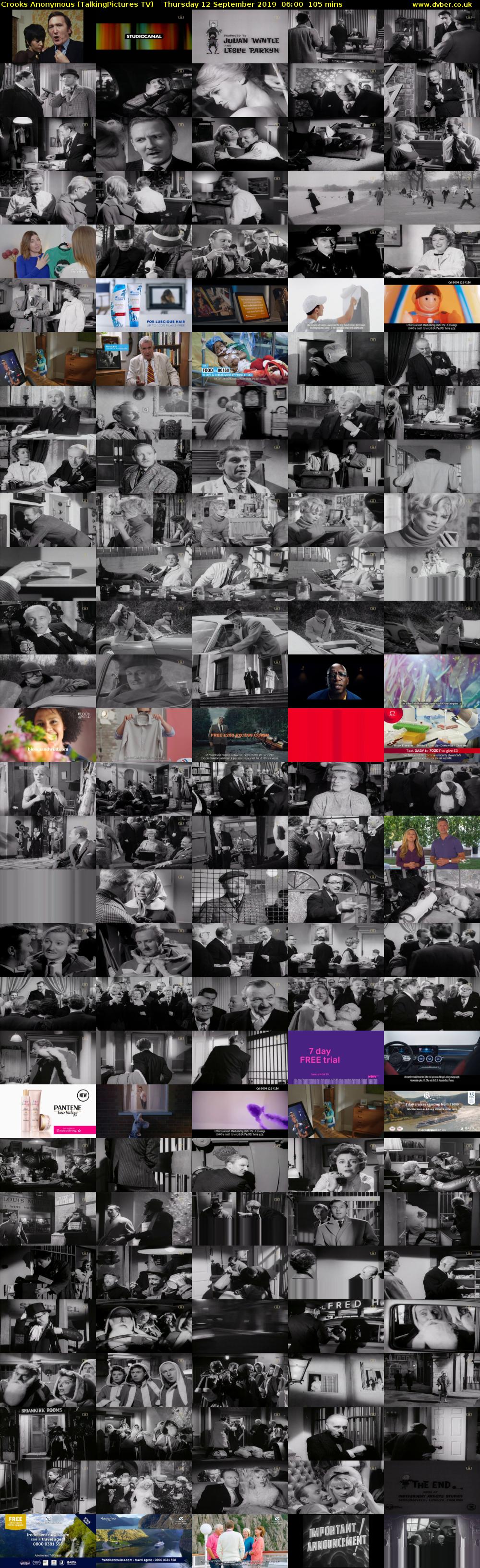 Crooks Anonymous (TalkingPictures TV) Thursday 12 September 2019 06:00 - 07:45