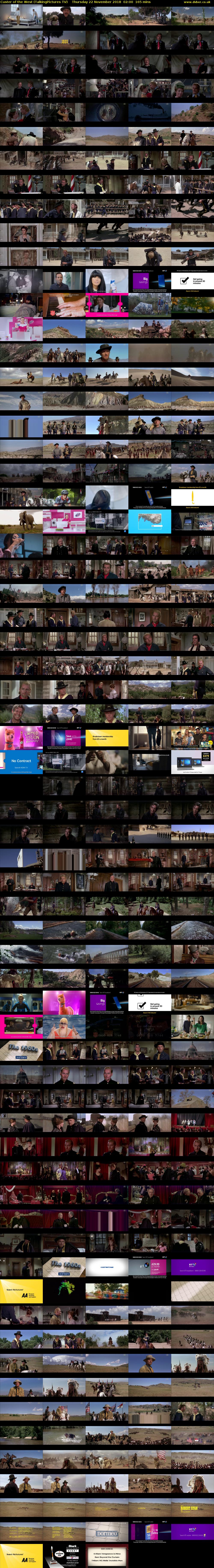 Custer of the West (TalkingPictures TV) Thursday 22 November 2018 02:00 - 04:45