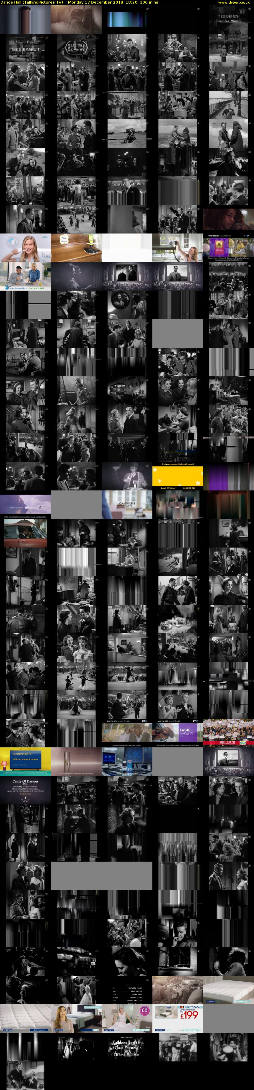 Dance Hall (TalkingPictures TV) Monday 17 December 2018 18:20 - 20:00