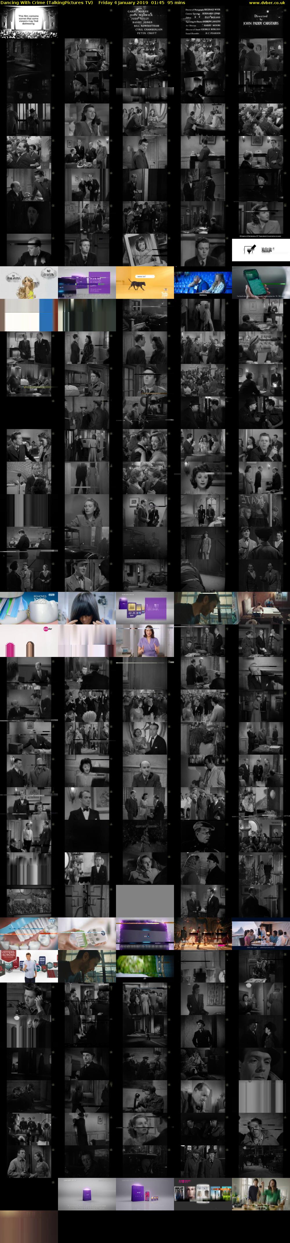 Dancing With Crime (TalkingPictures TV) Friday 4 January 2019 01:45 - 03:20