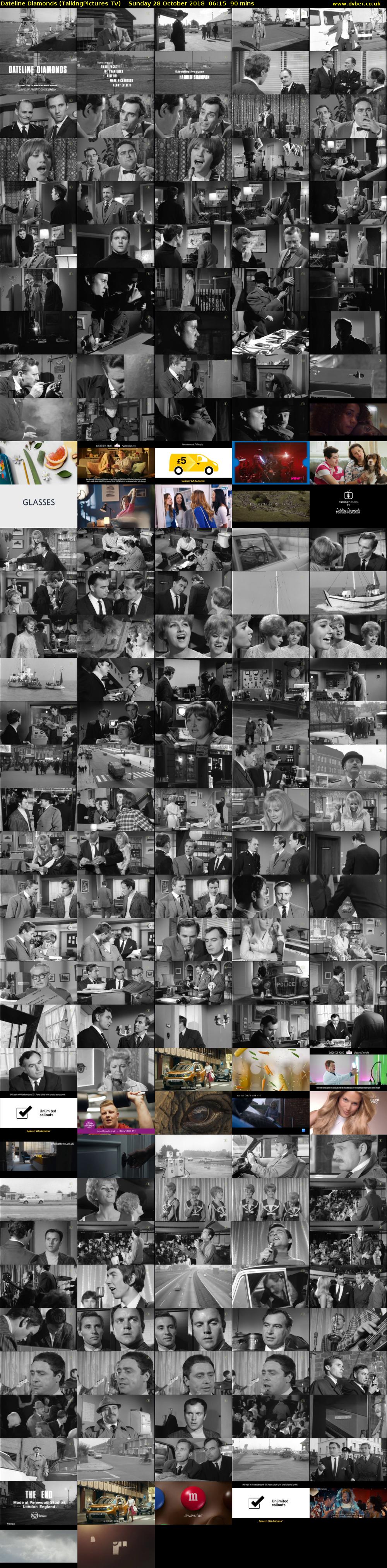 Dateline Diamonds (TalkingPictures TV) Sunday 28 October 2018 06:15 - 07:45