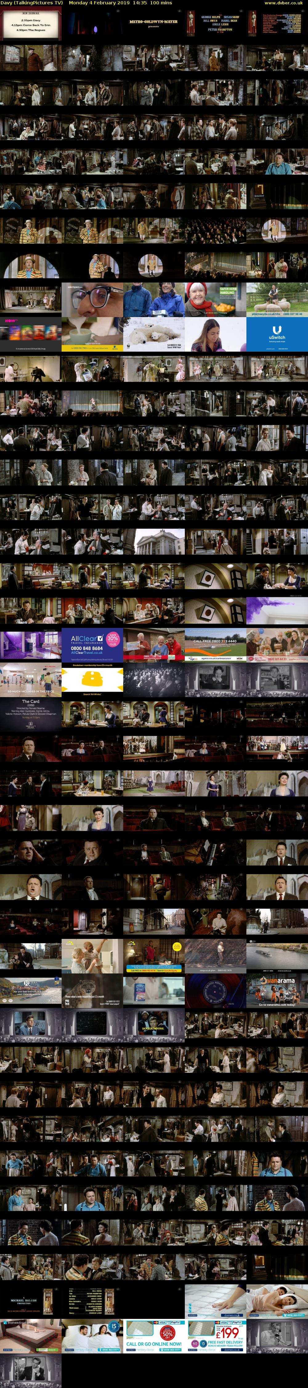 Davy (TalkingPictures TV) Monday 4 February 2019 14:35 - 16:15