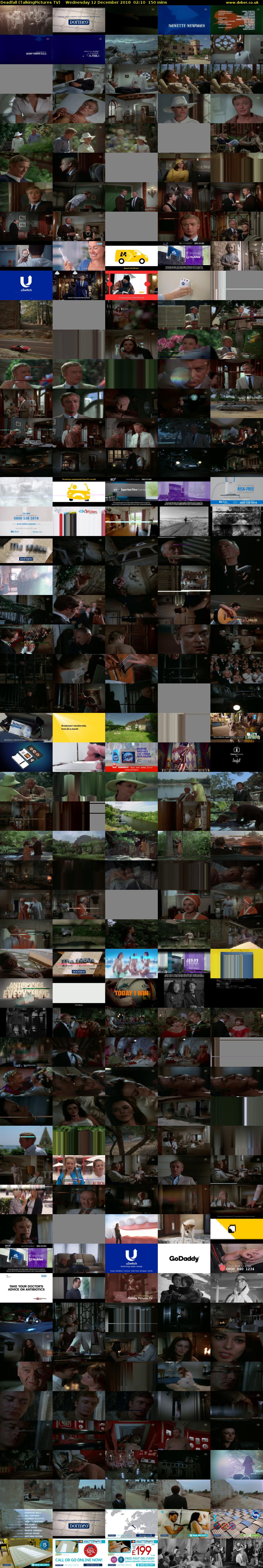 Deadfall (TalkingPictures TV) Wednesday 12 December 2018 02:10 - 04:40