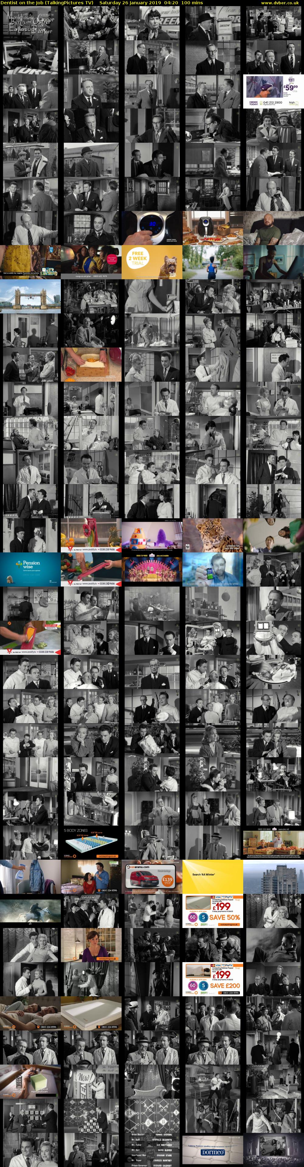 Dentist on the Job (TalkingPictures TV) Saturday 26 January 2019 04:20 - 06:00