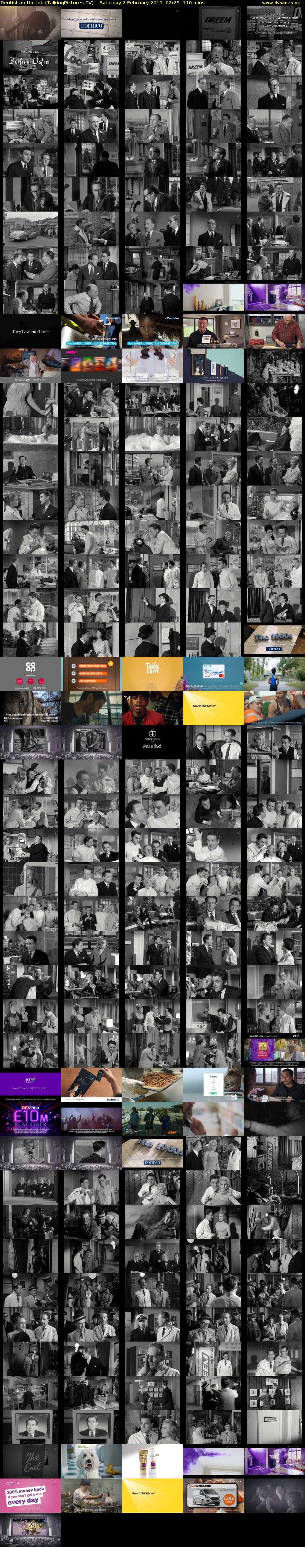 Dentist on the Job (TalkingPictures TV) Saturday 2 February 2019 02:25 - 04:15