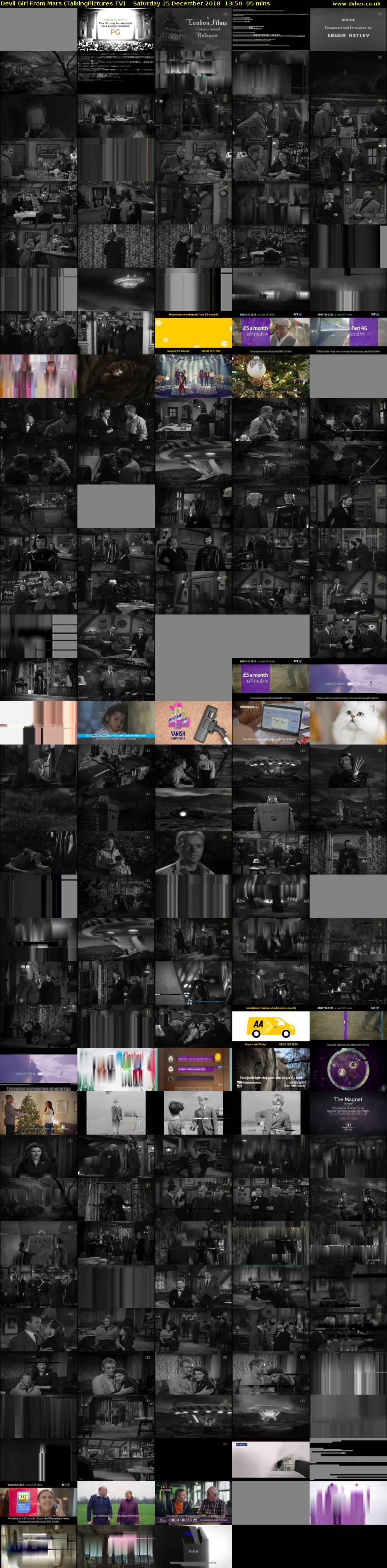 Devil Girl From Mars (TalkingPictures TV) Saturday 15 December 2018 13:50 - 15:25