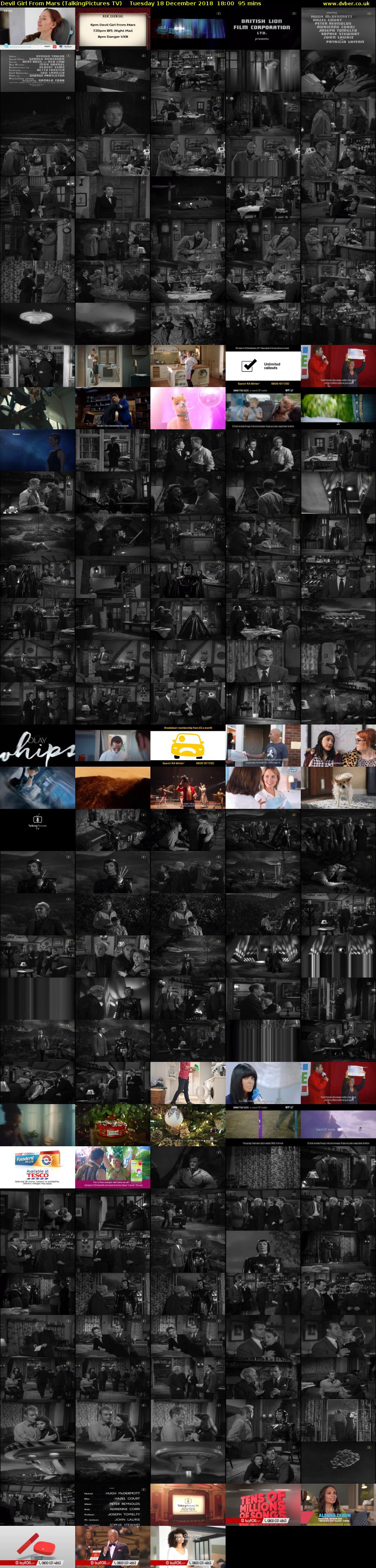 Devil Girl From Mars (TalkingPictures TV) Tuesday 18 December 2018 18:00 - 19:35