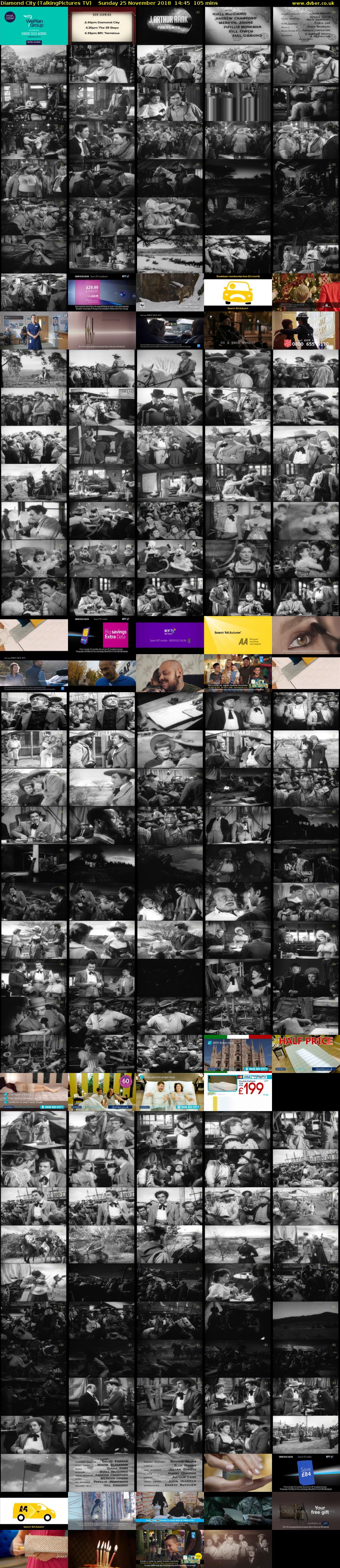 Diamond City (TalkingPictures TV) Sunday 25 November 2018 14:45 - 16:30